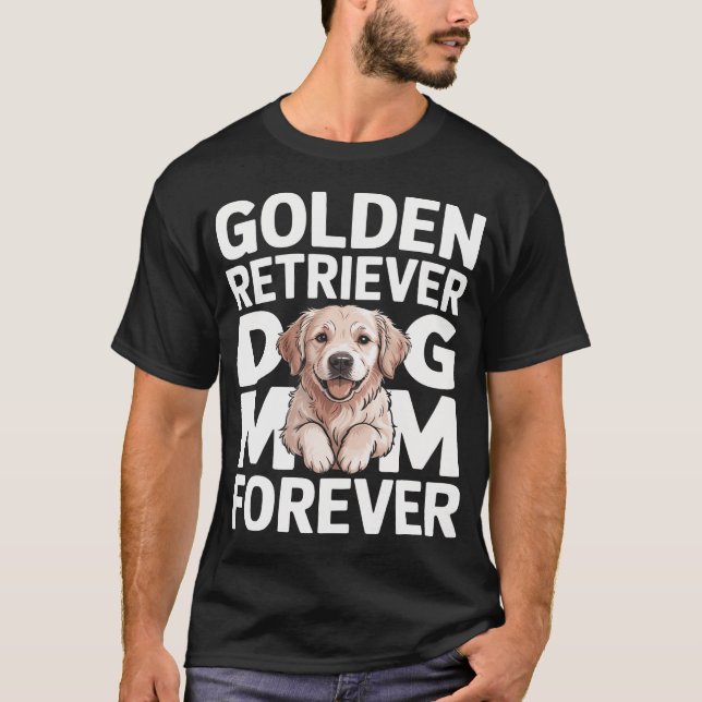 Camiseta Mãe de Cachorro Retriever Dourado (Frente)
