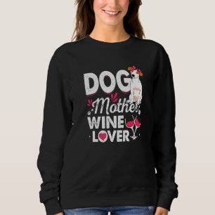 Camiseta Mãe de Cachorro Vinho Jack Russell Terrier Cachorr