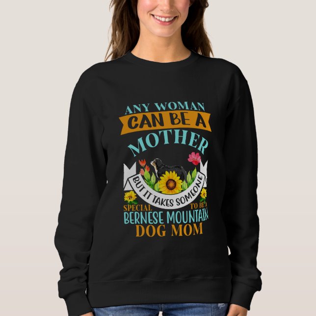 Camiseta Mãe de cão Bernese, mãe de cão Bernese, mãe de Ber (Frente)