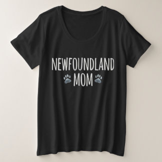 Camiseta Mãe de cão da Terra Nova | presente de patas para 
