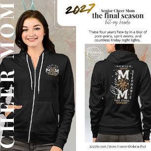 Camiseta Mãe de Cheerleader Sênior Personalizado 2027