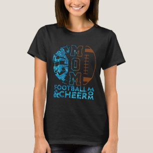 Camiseta Mãe de Cheerleading de Futebol Americano Cabelo De