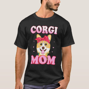 Camiseta Mãe de Corgi Para Proprietários que Amam Corgis