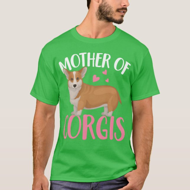 Camiseta Mãe de Corgis (Frente)