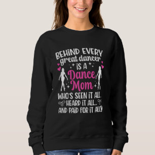 Camiseta Mãe de Dança de uma Mãe Dançarina Dança Mãe Engraç