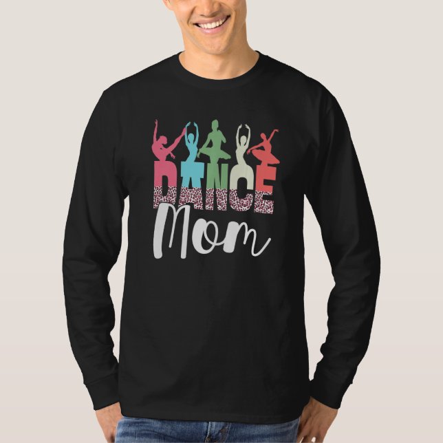 Camiseta Mãe de Dança Dia das Mães Ballet Dançando Bailarin (Frente)