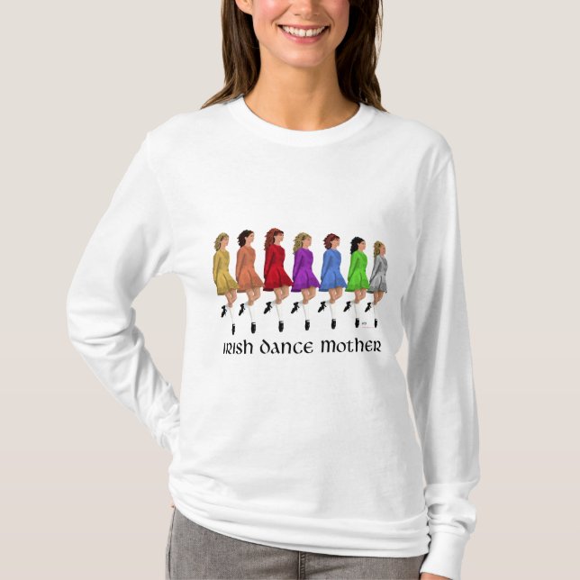 Camiseta Mãe de Dança Step Irlandesa (Frente)