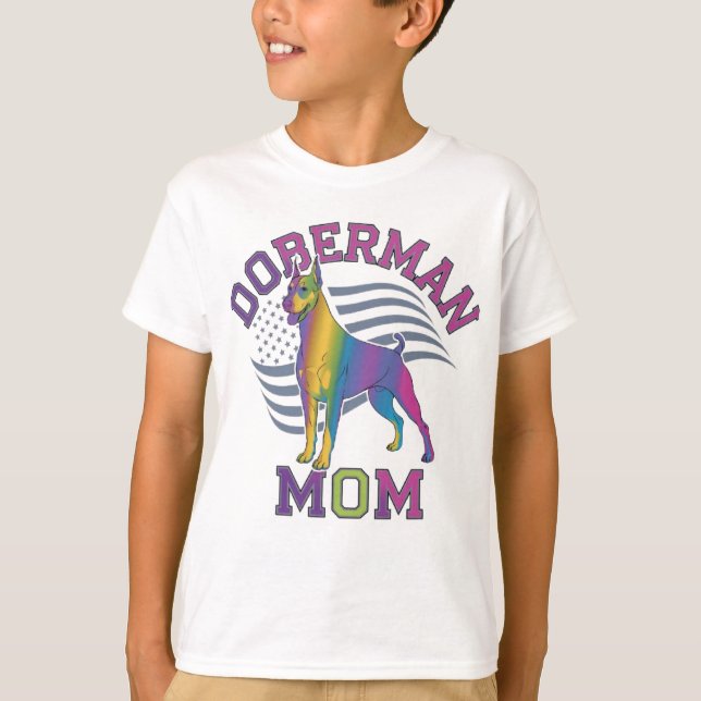 Camiseta Mãe de Doberman (Frente)