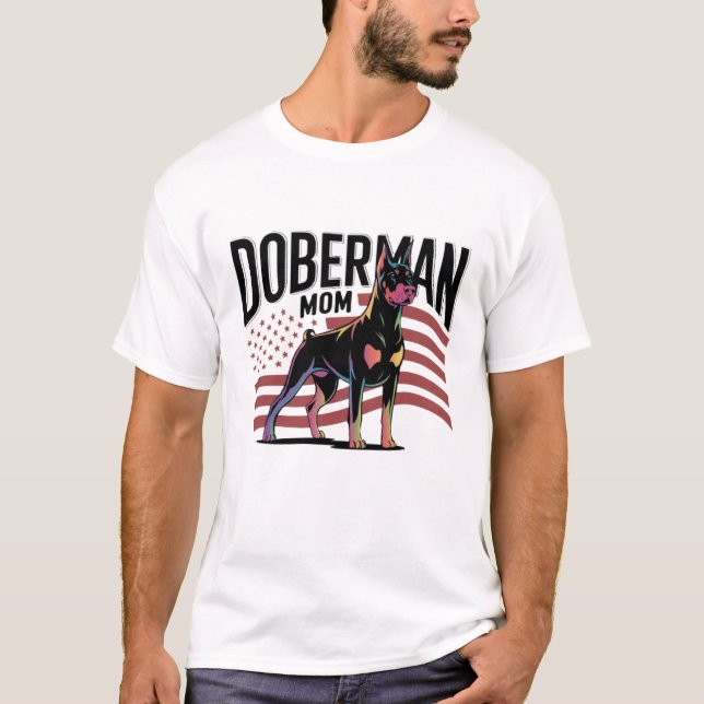 Camiseta Mãe de Doberman (Frente)