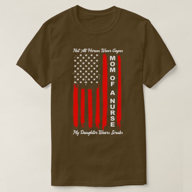Camiseta Mãe de enfermeira 1 (Frente do Design)