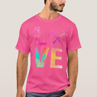 Camiseta Mãe de Escalada de Gelo Colorida Escalada de Gelo