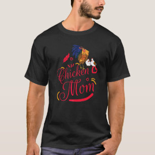 Camiseta Mãe de Frango Engraçada Amor de Frango Galo