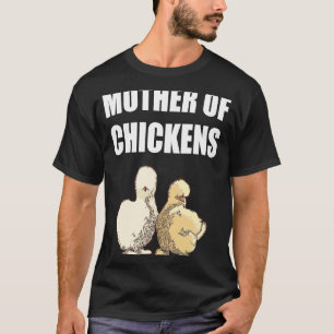 Camiseta Mãe de Frango Huhn Silkie Seidenhühner Seidenh