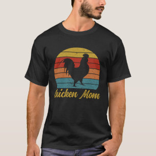 Camiseta Mãe de Frango Retro Dona de Frango Frango  Frango
