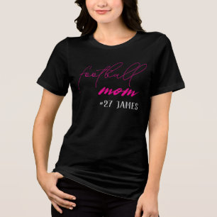 Camiseta Mãe de Futebol Americano Fofa Personalizada