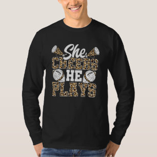 Camiseta Mãe de Futebol Animada Estampa de Leopardo Futebol