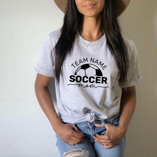 Camiseta Mãe de Futebol Customizada Equipe Atlética Heather (Criador carregado)