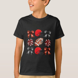 Camiseta Mãe de Futebol da Equipe Vermelha no Dia do Jogo d