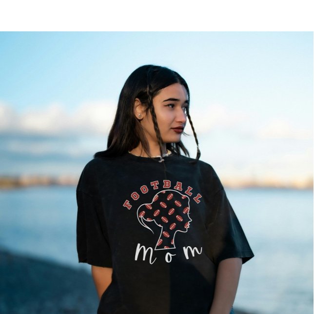 Camiseta Mãe de Futebol - Dia de as mães (Criador carregado)