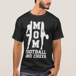 Camiseta Mãe de Futebol e Cheerleader de Futebol e Pla