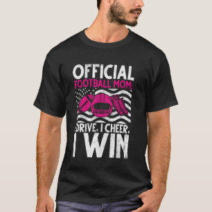 Camiseta Mãe de Futebol Oficial Dirijo, Torço, Vence Pé
