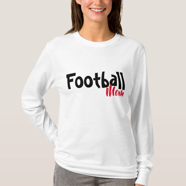 Camiseta Mãe de futebol | Presente infantil de futebol (Frente)