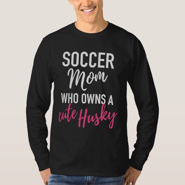 Camiseta Mãe De Futebol Que Possui Um Rouco Bonito (Frente)