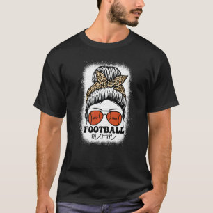 Camiseta Mãe De Futebol Sangrento Com Leopardo E Arma Mensa