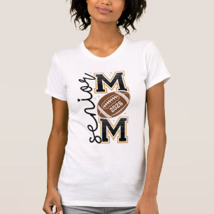 Camiseta Mãe de Futebol Universitário Fofo Dia de Jogo