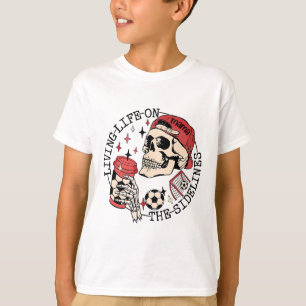 Camiseta Mãe de Futebol Vivendo a Vida nas Linhas Laterais