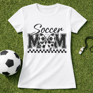 Camiseta Mãe de Futebol Xadrez em Arco