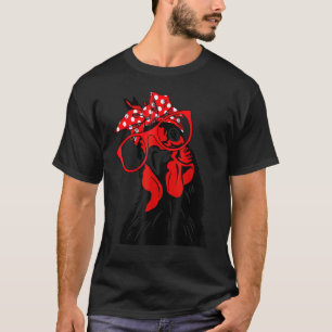 Camiseta Mãe De Galinha Com Bandana E Óculos