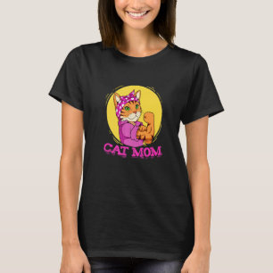 Camiseta Mãe de Gata Feminina  Mãe de Gato  1