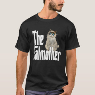 Camiseta Mãe de Gato A Gatamãe Louca Mãe de Gato Maluca Mam