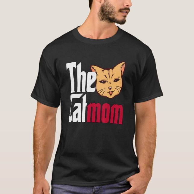 Camiseta Mãe de Gato A Gatomãe Louca Mãe de Gato Louca Mamã (Frente)