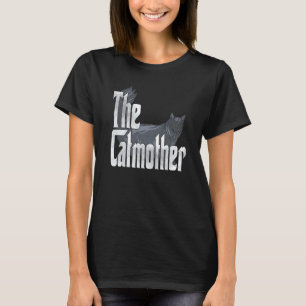 Camiseta Mãe de Gato A Gatona Mãe de Gato Louca Mãe Gatinha