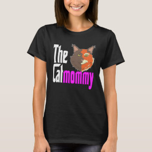 Camiseta Mãe de Gato A Gatona Mãe Louca de Gato Mamãe Gatin