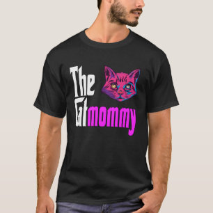 Camiseta Mãe de Gato A Gatona Mãe Louca de Gato Mamãe Gatin