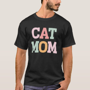 Camiseta Mãe de Gato Amante de Gatinho Fofo Mãe de Gatinho