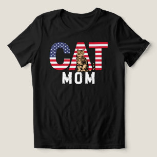 Camiseta Mãe de Gato Americana