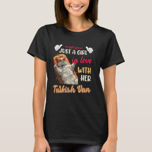 Camiseta Mãe de Gato APENAS UMA GAROTA APAIXONADA POR SEU T