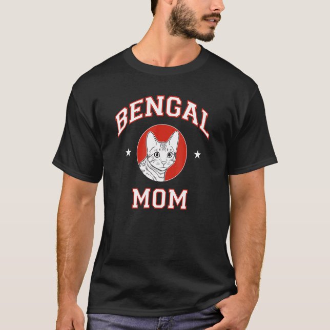 Camiseta Mãe de Gato Bengal (Frente)