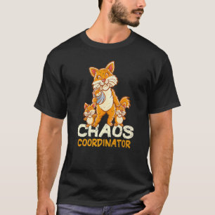 Camiseta Mãe de Gato Coordenadora de Caos Mamãe Gatinho Mam