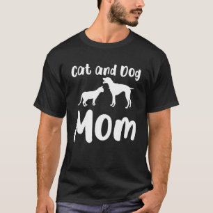 Camiseta Mãe de Gato e Cachorro Gatos Cachorros Animais de