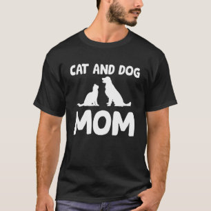 Camiseta Mãe de Gato e Cachorro Gatos Cachorros Animais de