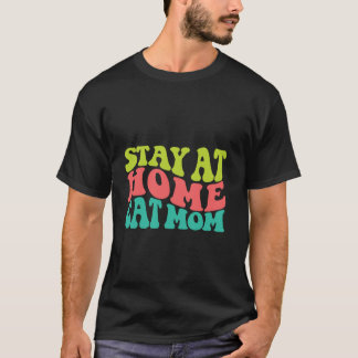 Camiseta Mãe de Gato em Casa Humor Retrô Vintage para G