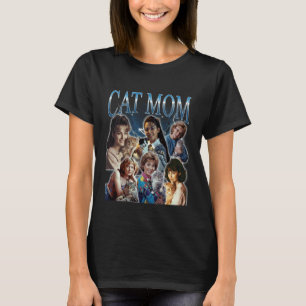 Camiseta Mãe de Gato Engraçado Gen Z Dank Meme Bootleg