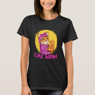 Camiseta Mãe de Gato Feminina Amante de Gato Mãe