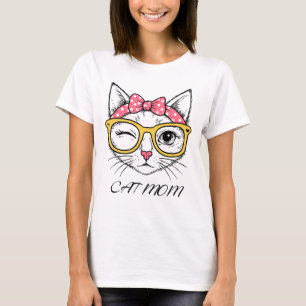 Camiseta Mãe de gato feminino