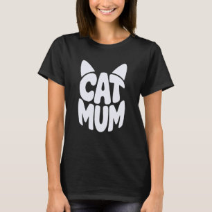 Camiseta Mãe de Gato Fofa Engraçada